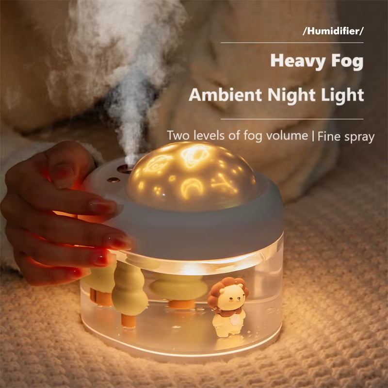 3-in-1 Aroma Diffuser – Starry Sky Projector, Air Humidifier & Night Light Atomizer