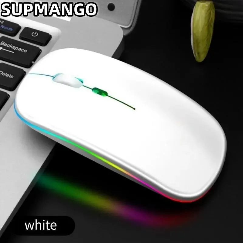 Tech Wiz MagicMouse – Silent Wireless Gaming Mouse with Rechargeable Battery & Universal Support
