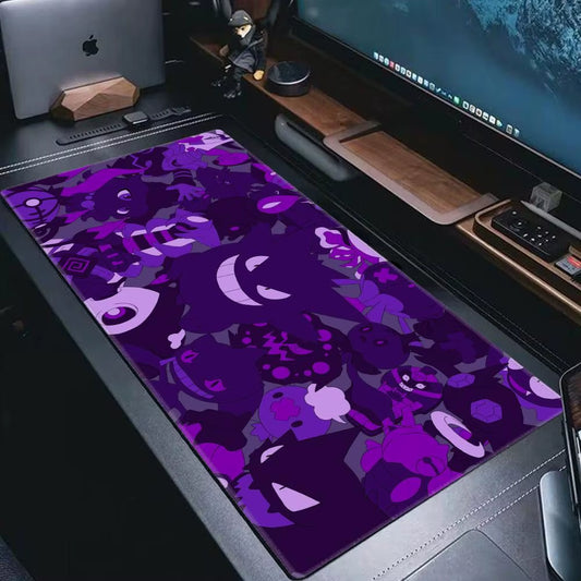 Pokémon Gengar XXL Gaming Desk Mat – Lockedge Keyboard & Mouse Pad