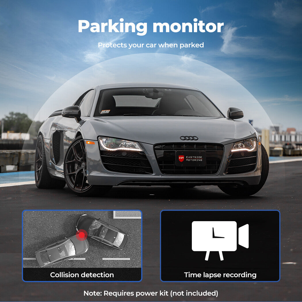Manan 4K Dash Cam – Triple Lens (Front, Rear, Cabin), GPS, WiFi, 128GB Storage