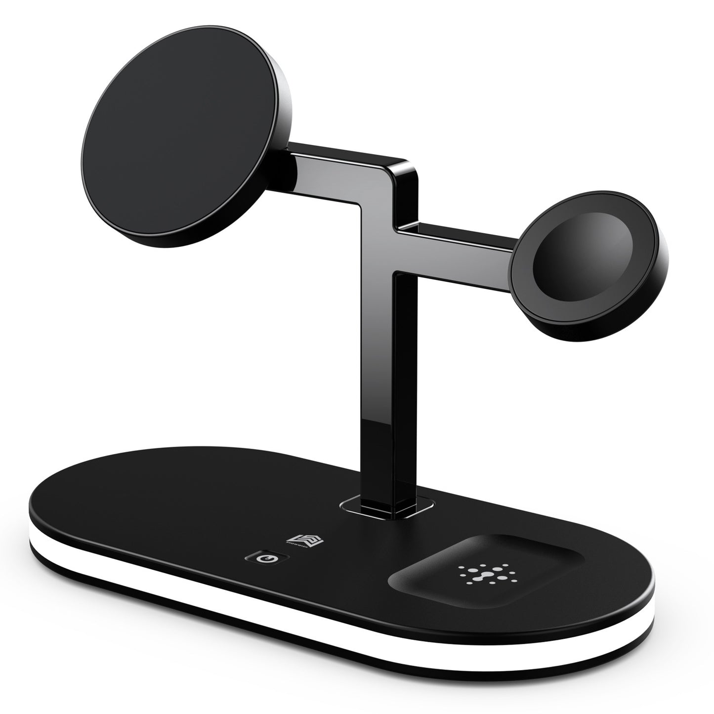Magnetic Wireless Charging Station – Triple Device Support + Soft Night Light