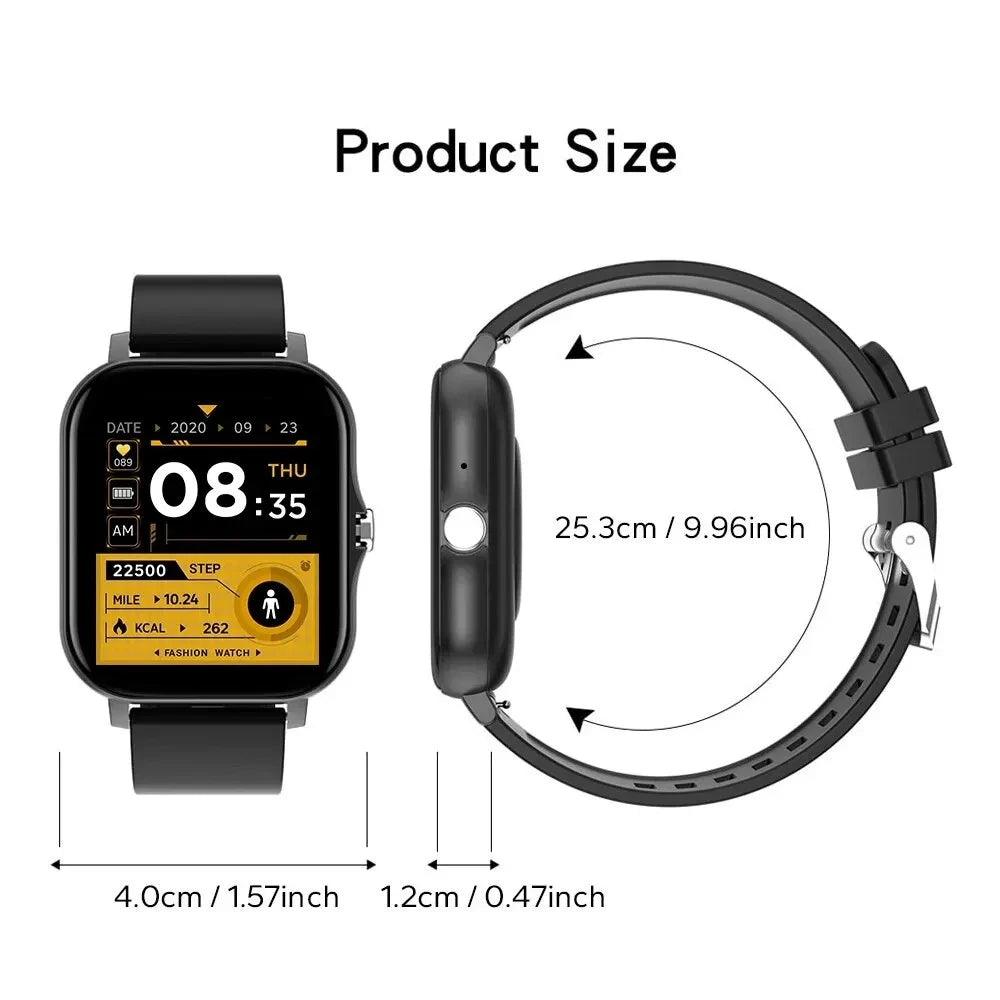 2024 Smartwatch – 1.44" Color Display, Bluetooth Call, Blood Oxygen & Pressure Monitor