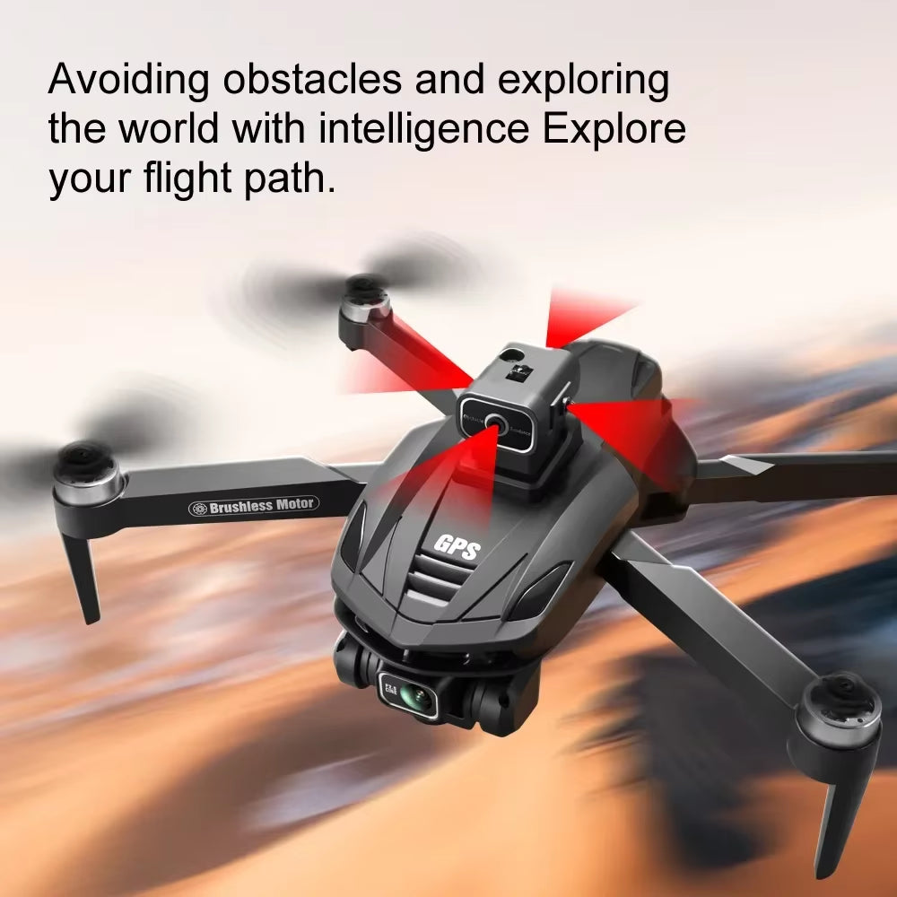 V168 PRO 8K GPS Drone – HD Camera, FPV, Brushless Motor, Foldable & Smart Avoidance