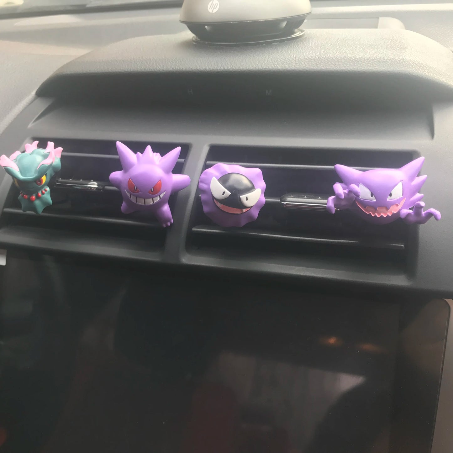 Ghost Pokémon Car Air Vent Decor – Gengar, Haunter & Friends Anime Ornament Gift