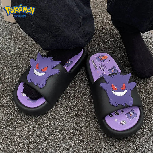 Gengar Kawaii Anime Sandals – Summer Flip Flops for Home & Outdoors