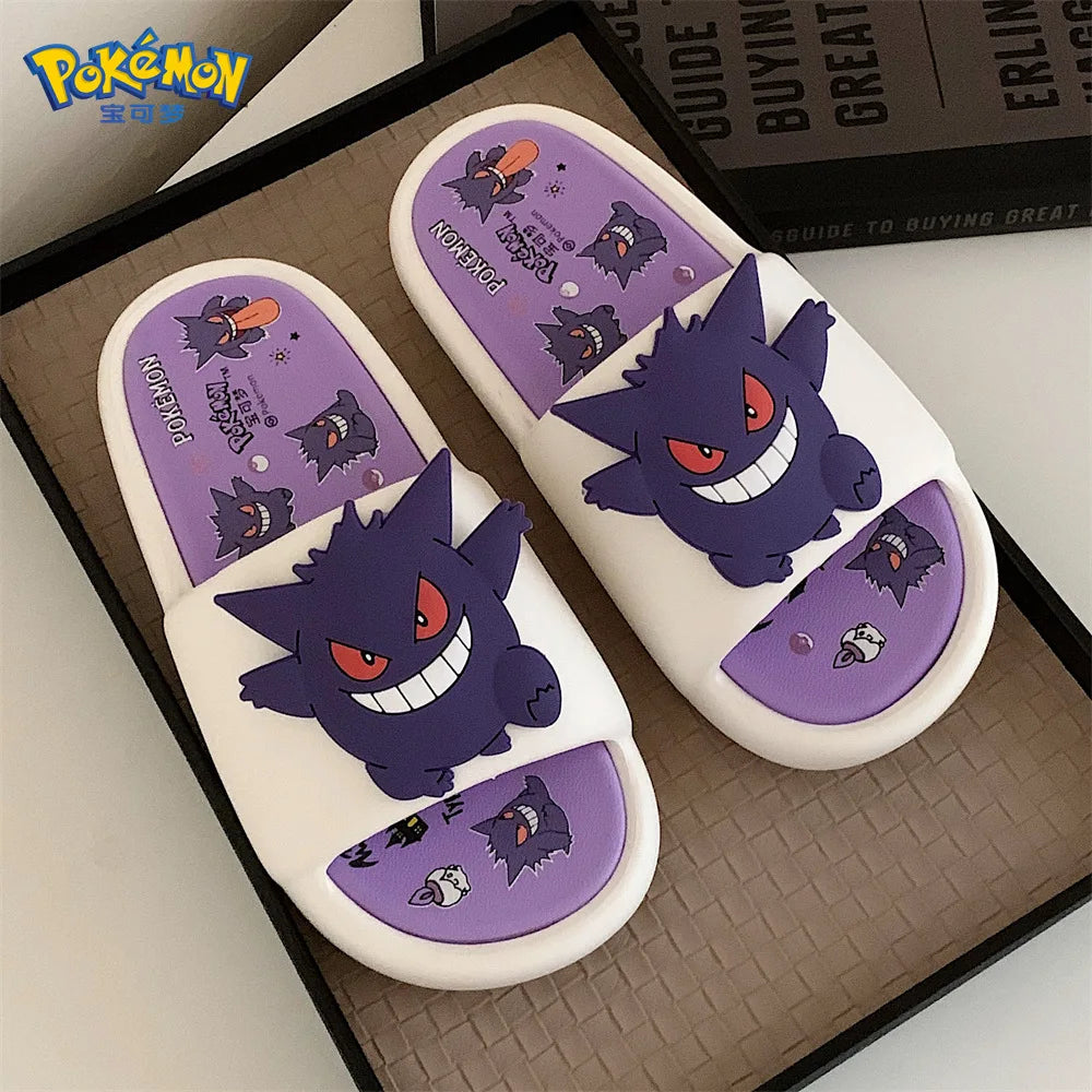 Gengar Kawaii Anime Sandals – Summer Flip Flops for Home & Outdoors