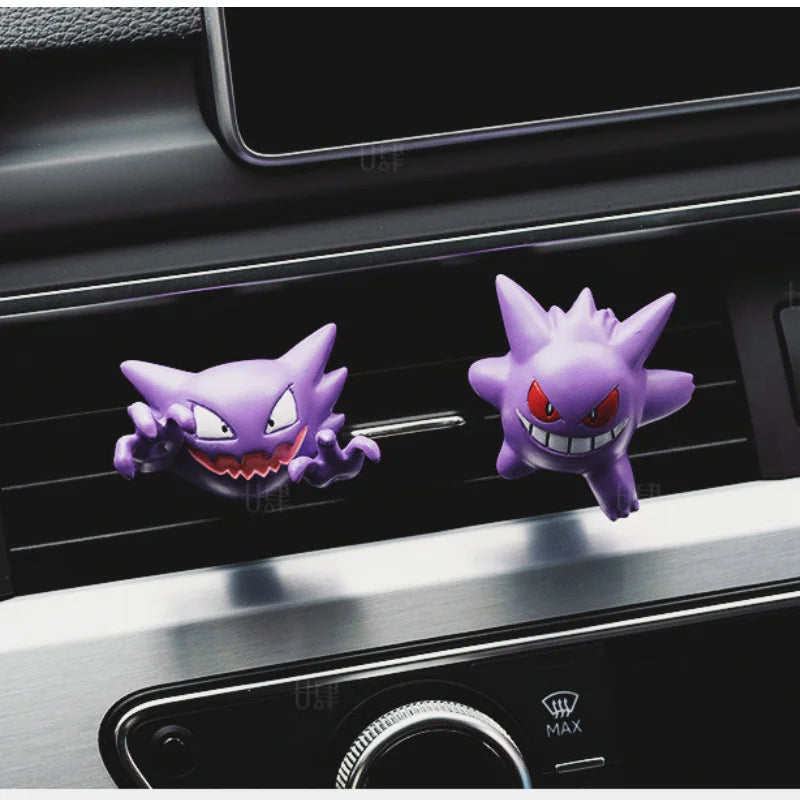 Ghost Pokémon Car Air Vent Decor – Gengar, Haunter & Friends Anime Ornament Gift