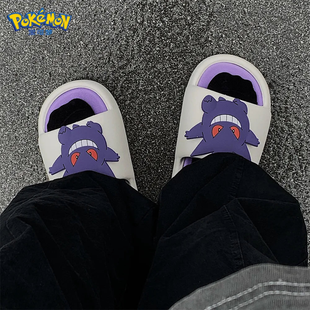 Gengar Kawaii Anime Sandals – Summer Flip Flops for Home & Outdoors