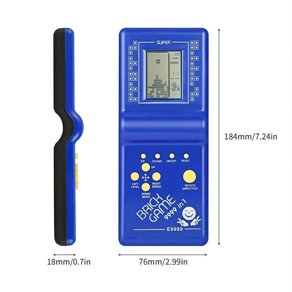 Handheld Classic Brick Game Console With 7 Built-In Games