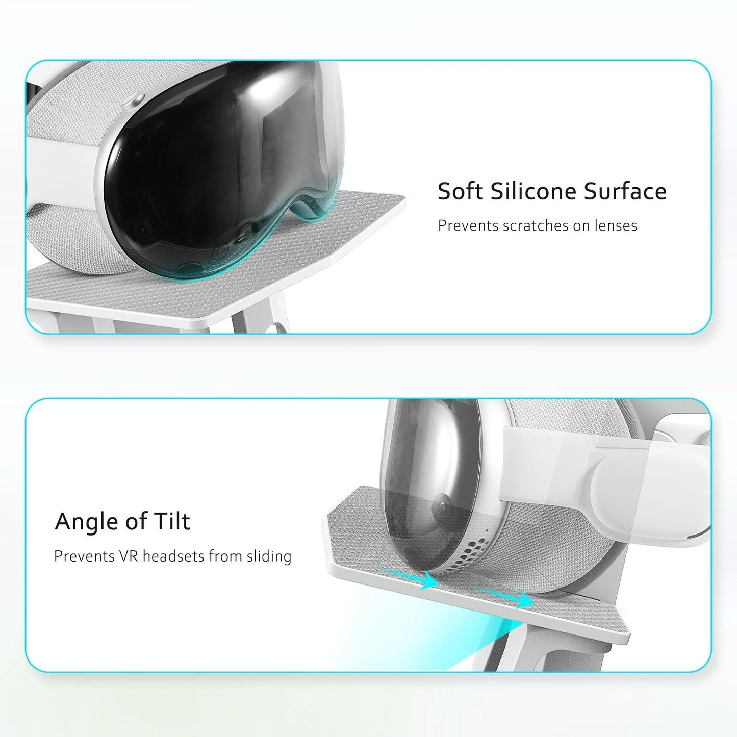 Universal Vr Headset Stand for Apple Vision Pro and Meta Quest 3 2