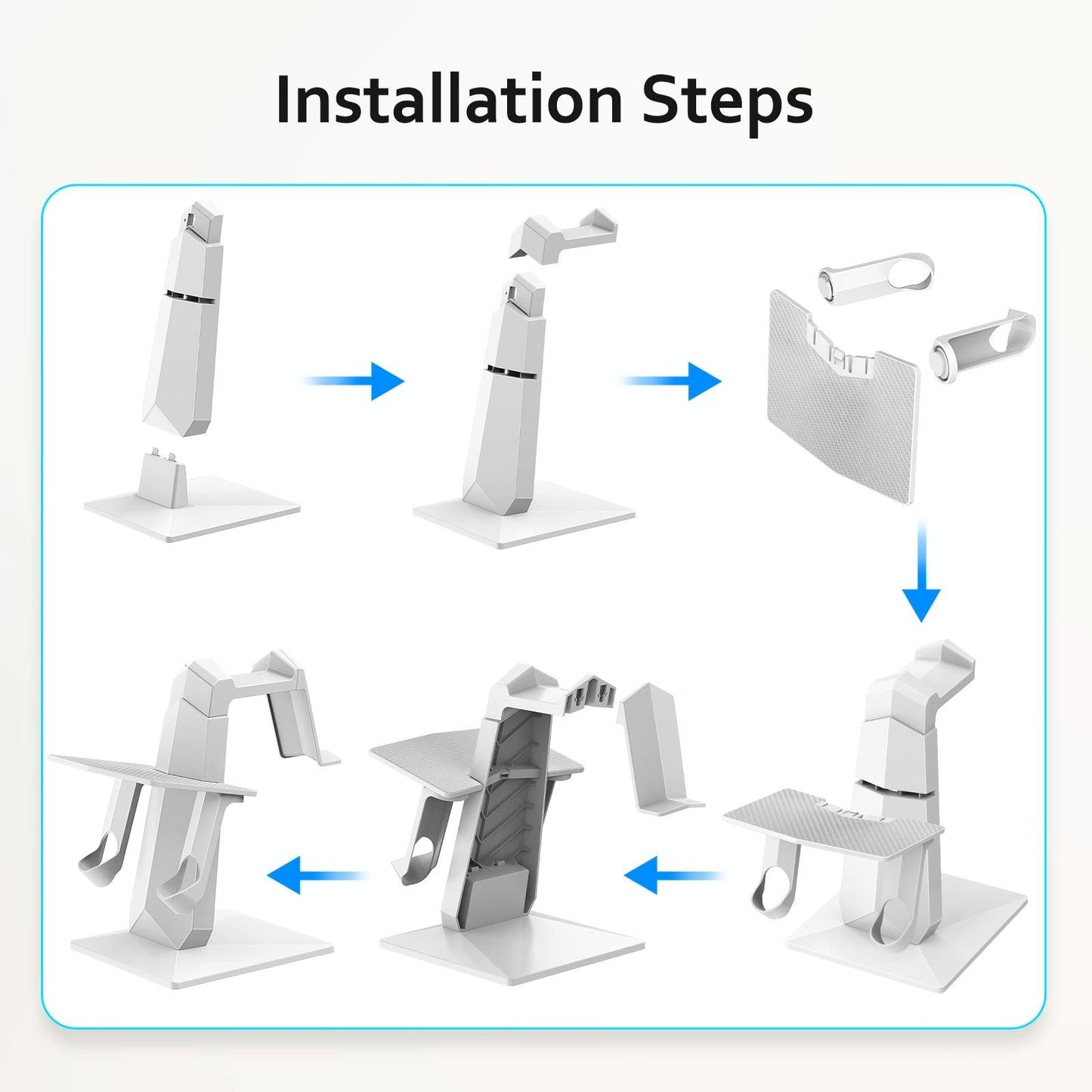 Universal Vr Headset Stand for Apple Vision Pro and Meta Quest 3 2
