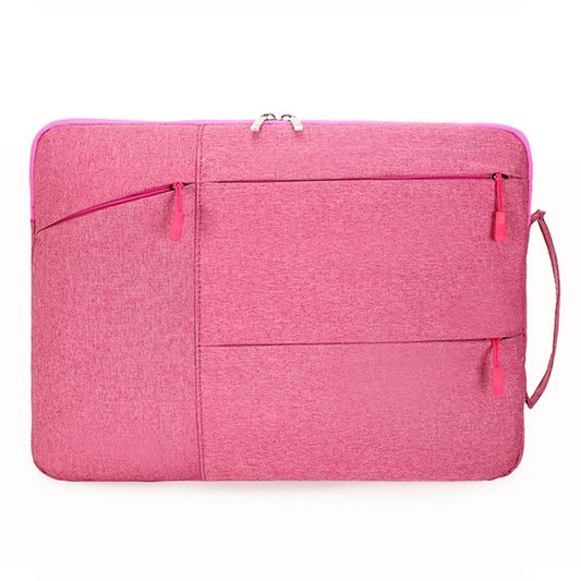 Portable Laptop Handbag - Fits 15.6-17 Inch - Casual Design - Pink