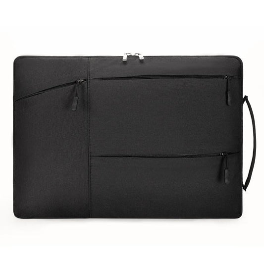 Portable Laptop Handbag - Fits 15.6-17 Inch - Casual Design - Black