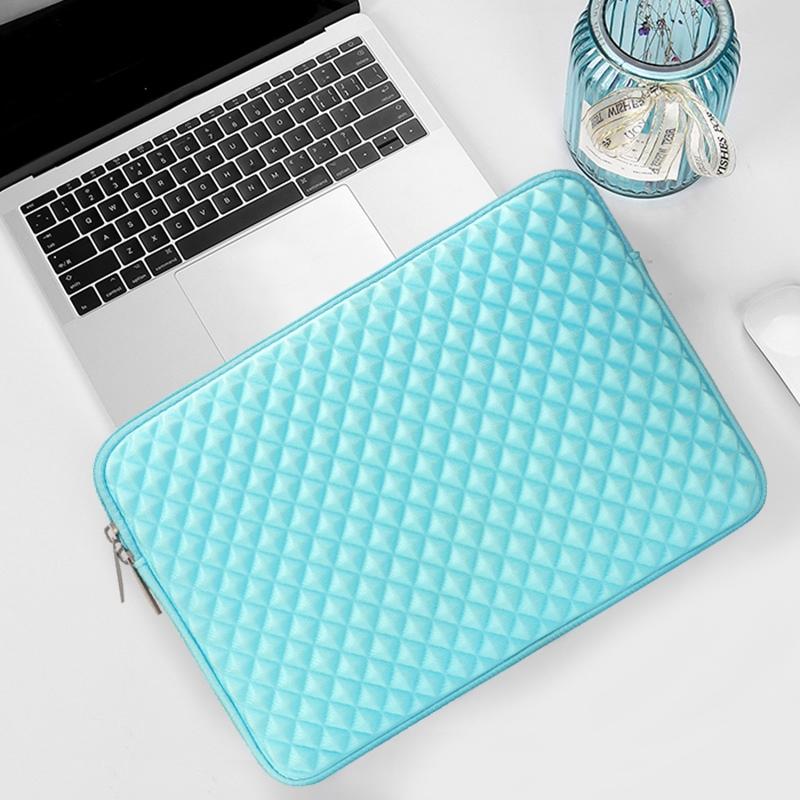 12-13 Inch Diamond Texture Laptop Liner Bag In Black - Lb0146F