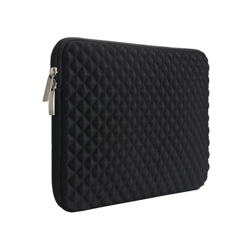 12-13 Inch Diamond Texture Laptop Liner Bag In Black - Lb0146F