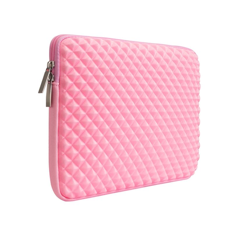 12-13 Inch Diamond Texture Laptop Liner Bag In Black - Lb0146F