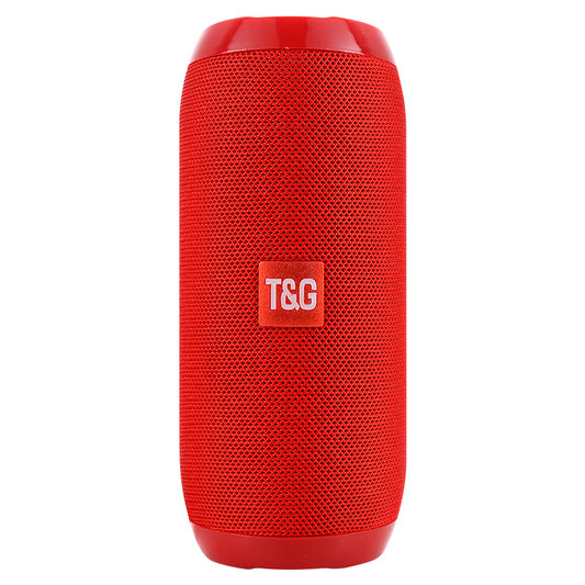 Red Portable Bluetooth Speaker - HiFi 360 Degree Audio Wireless Mini Speaker, Support Hands-free Calling