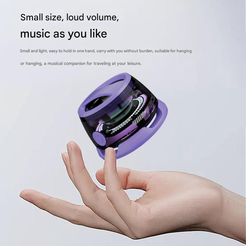 G300 Magnetic Suction Bluetooth Speaker - RGB Lights, 40mm Driver, 6H Playtime(Orange)