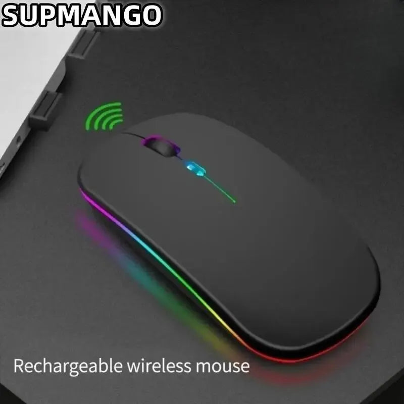 Tech Wiz MagicMouse – Silent Wireless Gaming Mouse with Rechargeable Battery & Universal Support