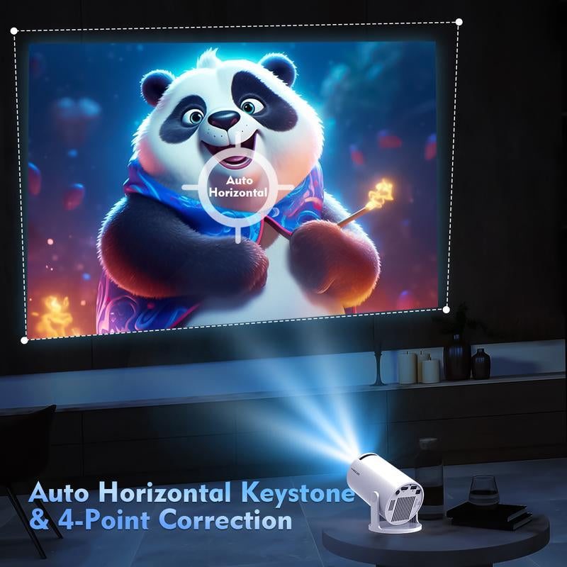 HY300Pro Mini 4K Projector — 290ANSI Brilliance, Dual WiFi6, Android 11, Built-In Sound & Remote 2025’s Ultimate Home + Outdoor Cinema