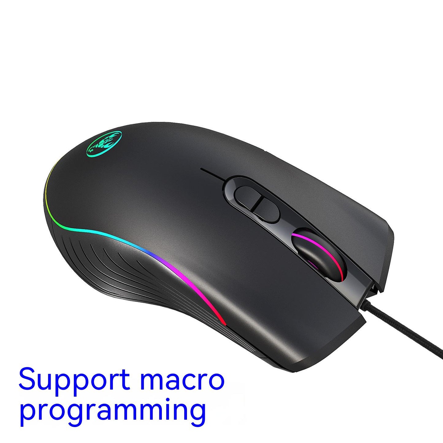 Glowing RGB Gaming Wired Mouse