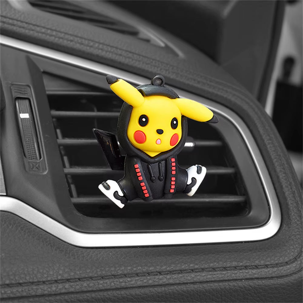 Pikachu Car Perfume Pendant – Cute Handmade Pokémon Air Outlet Decoration