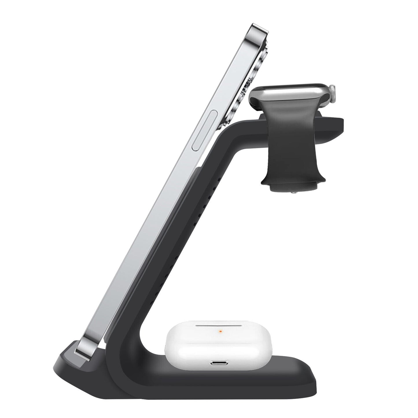 Premium Wireless Charger Dock Charging Station 3-in-1 for Apple & Samsung Products