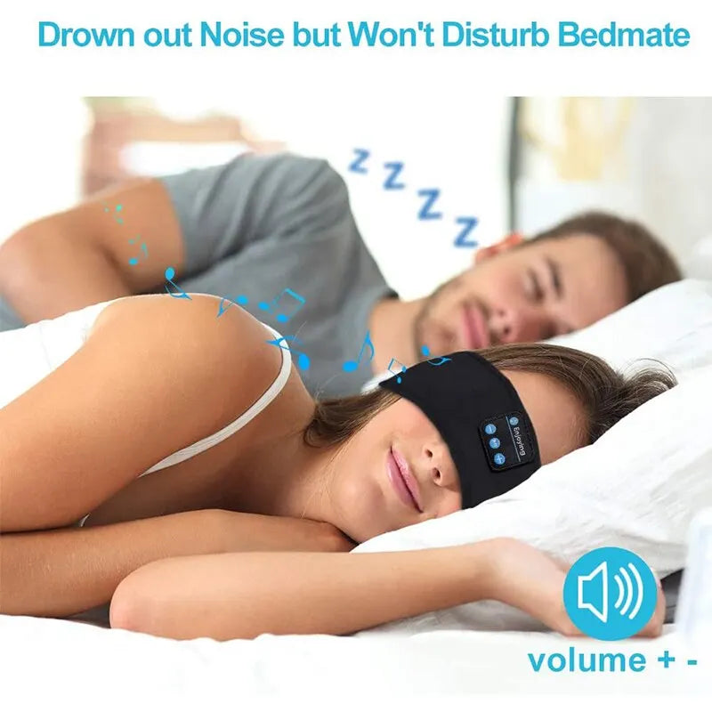 Wireless Music Headband – Sleep Mask + Earphones