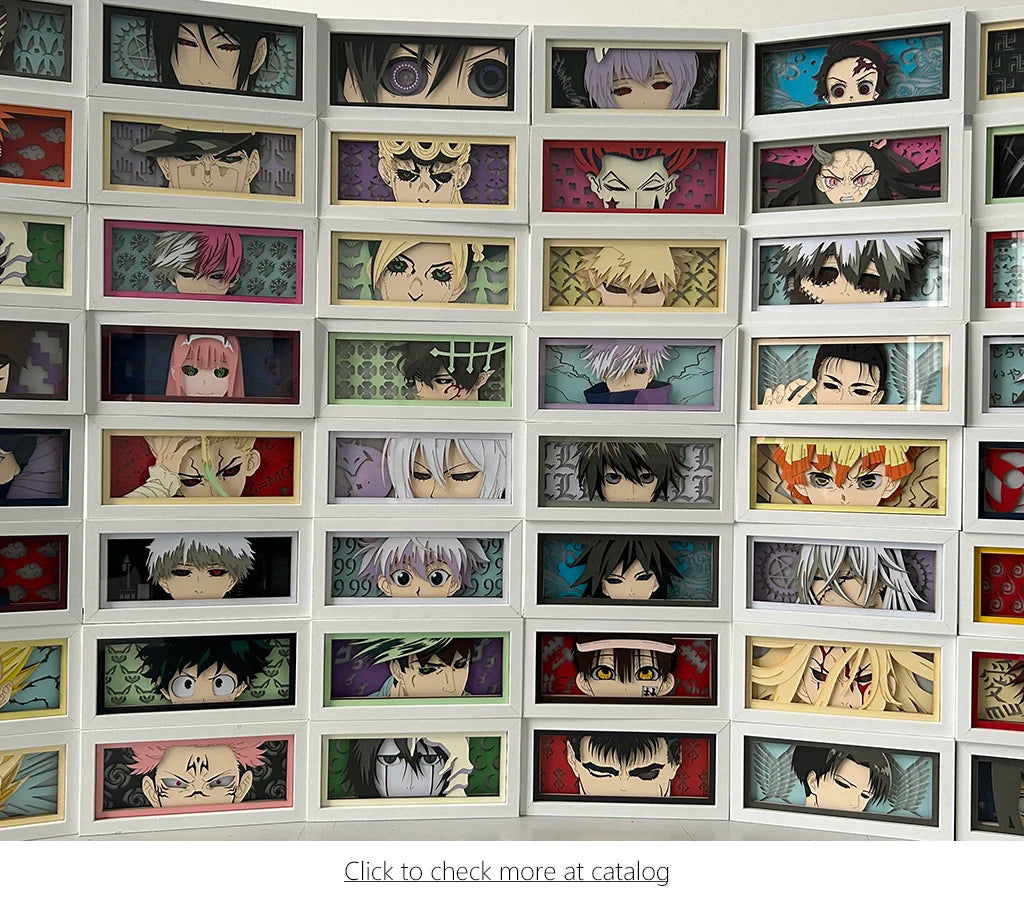Hunter x Hunter Shadow Box Lamp – Gon LED Anime Night Light
