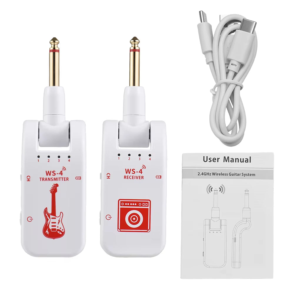Wireless Guitar Audio Kit – Real-Time 48K/16Bit Transmission for Stage & Studio