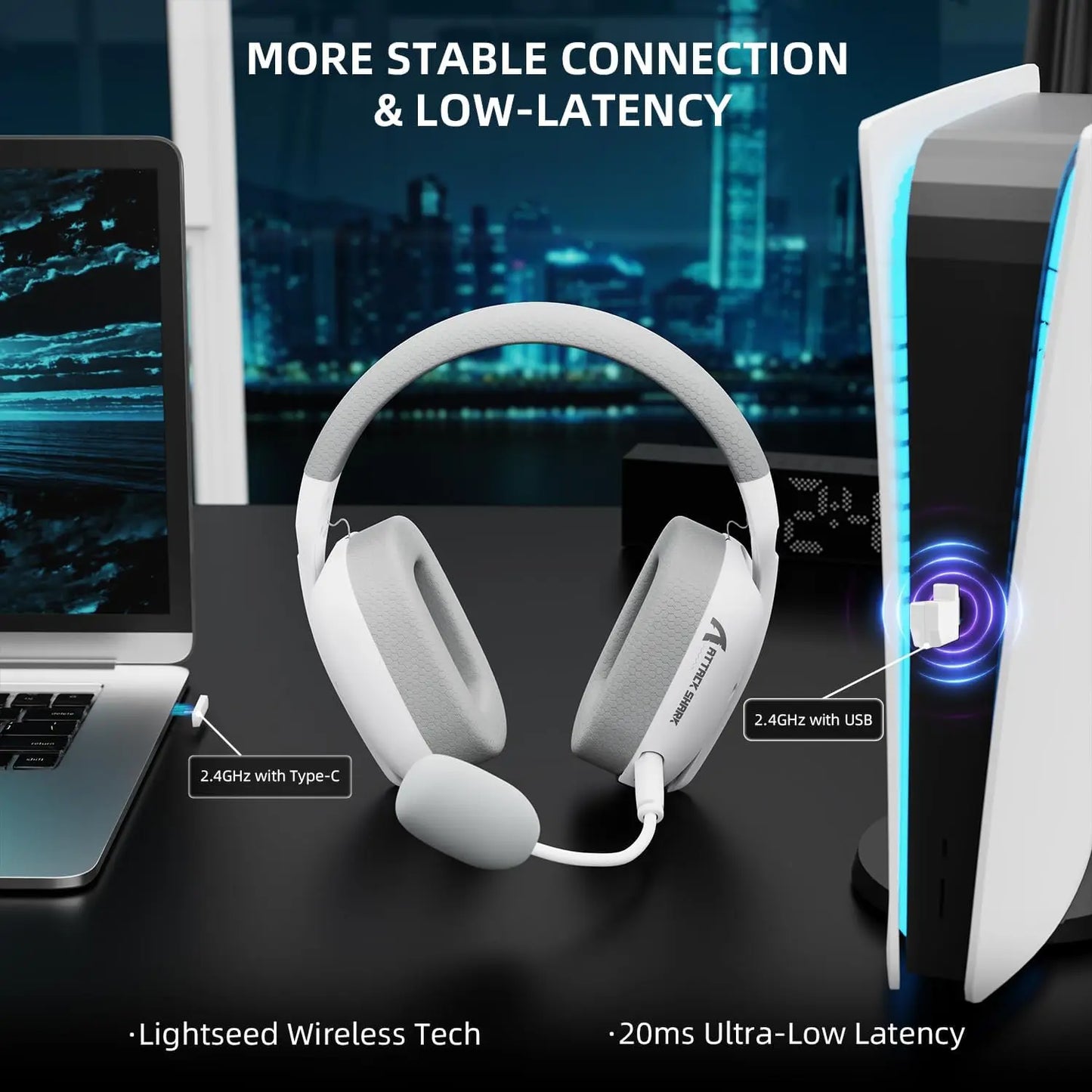 Attack Shark L80PRO – Gaming Headphones