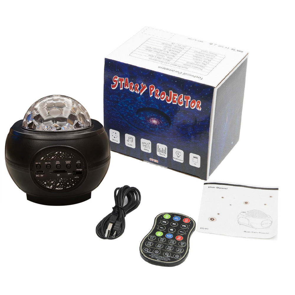 Tech Wiz GalaxyWave – LED Night Light Projector with Bluetooth Music & Ocean Effects