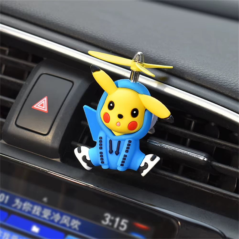 Pikachu Car Perfume Pendant – Cute Handmade Pokémon Air Outlet Decoration