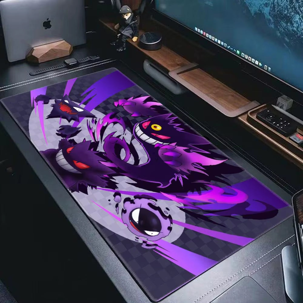 Pokémon Gengar XXL Gaming Desk Mat – Lockedge Keyboard & Mouse Pad
