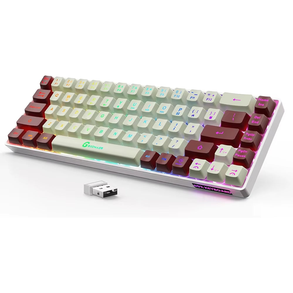 Rechargeable Wireless RGB Gaming Keyboard