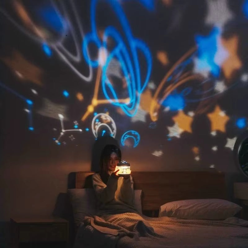 3-in-1 Aroma Diffuser – Starry Sky Projector, Air Humidifier & Night Light Atomizer
