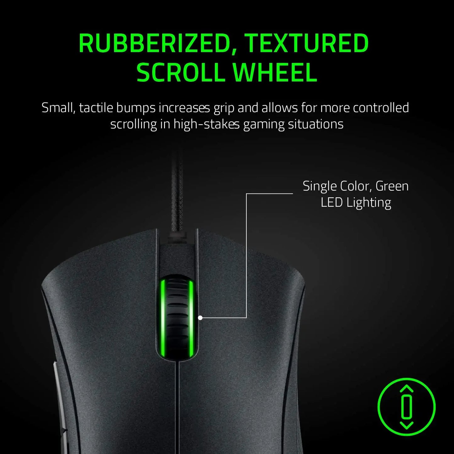 Wired Gaming Mouse – 6400 DPI Optical Sensor for Fast, Accurate Control