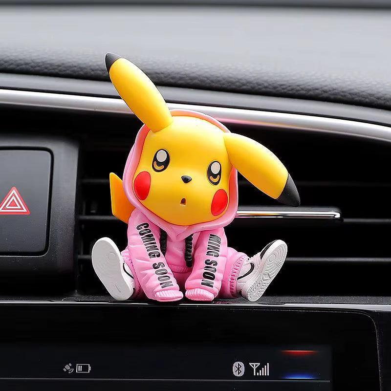 Pikachu Car Perfume Pendant – Cute Handmade Pokémon Air Outlet Decoration
