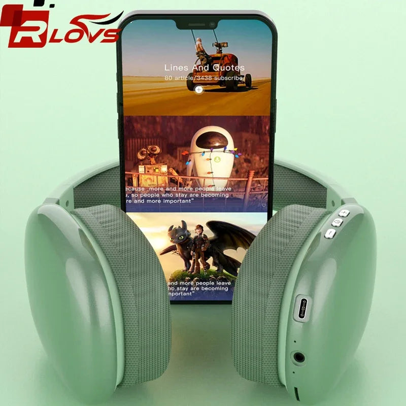 Apple Replica Wireless Bluetooth Noise Cancelling Headphones – with Mic & TF Card Playback