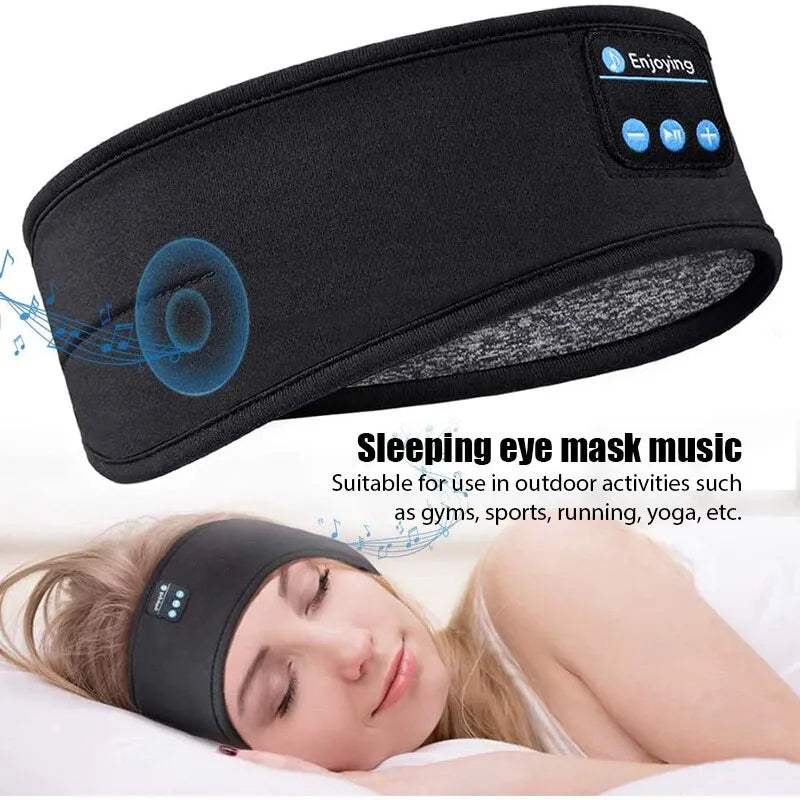 Wireless Music Headband – Sleep Mask + Earphones
