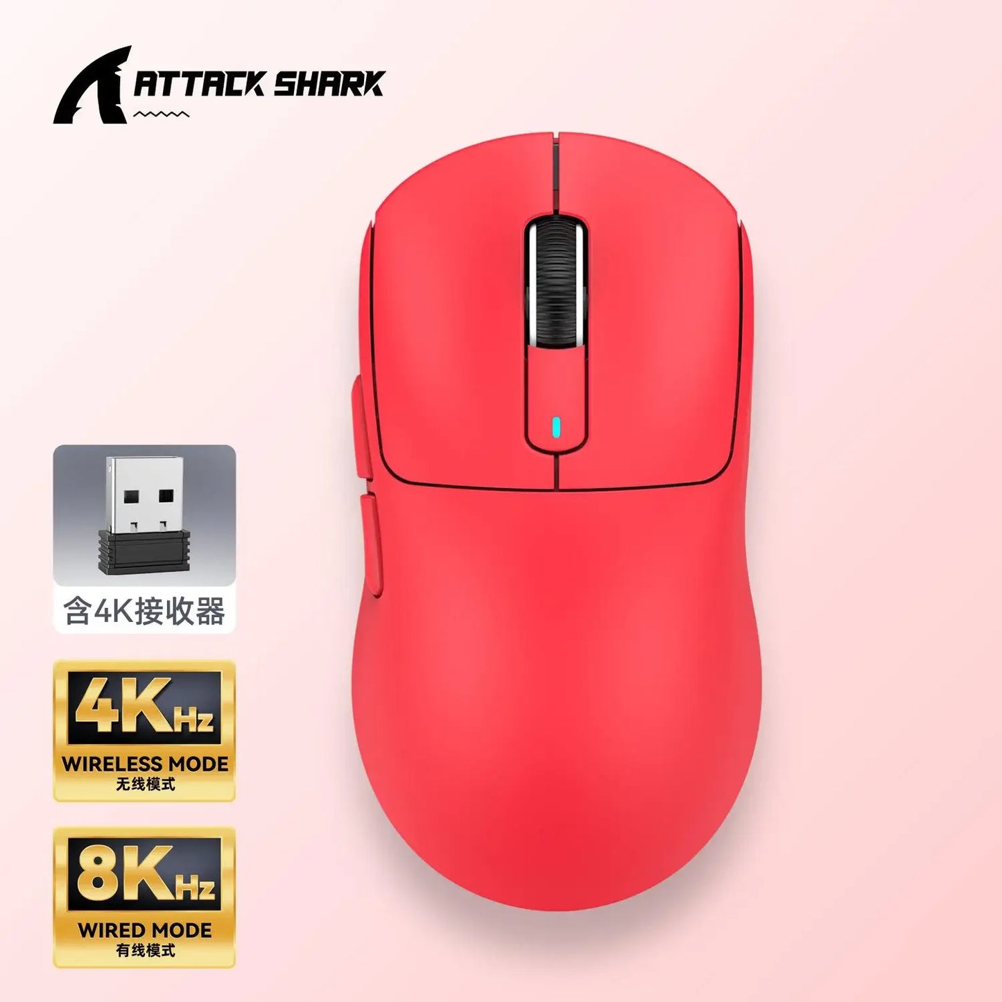Attack Shark X3/X3PRO – Wireless Gaming Mouse