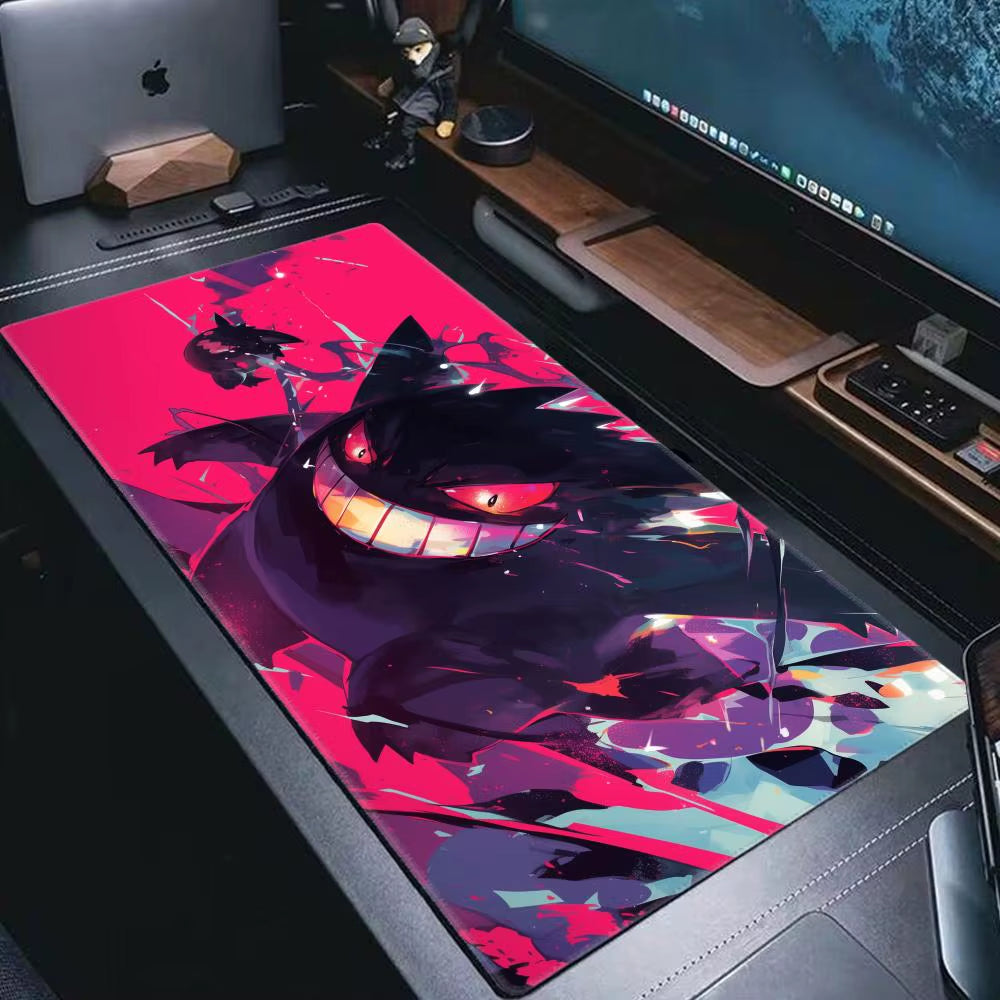 Pokémon Gengar XXL Gaming Desk Mat – Lockedge Keyboard & Mouse Pad