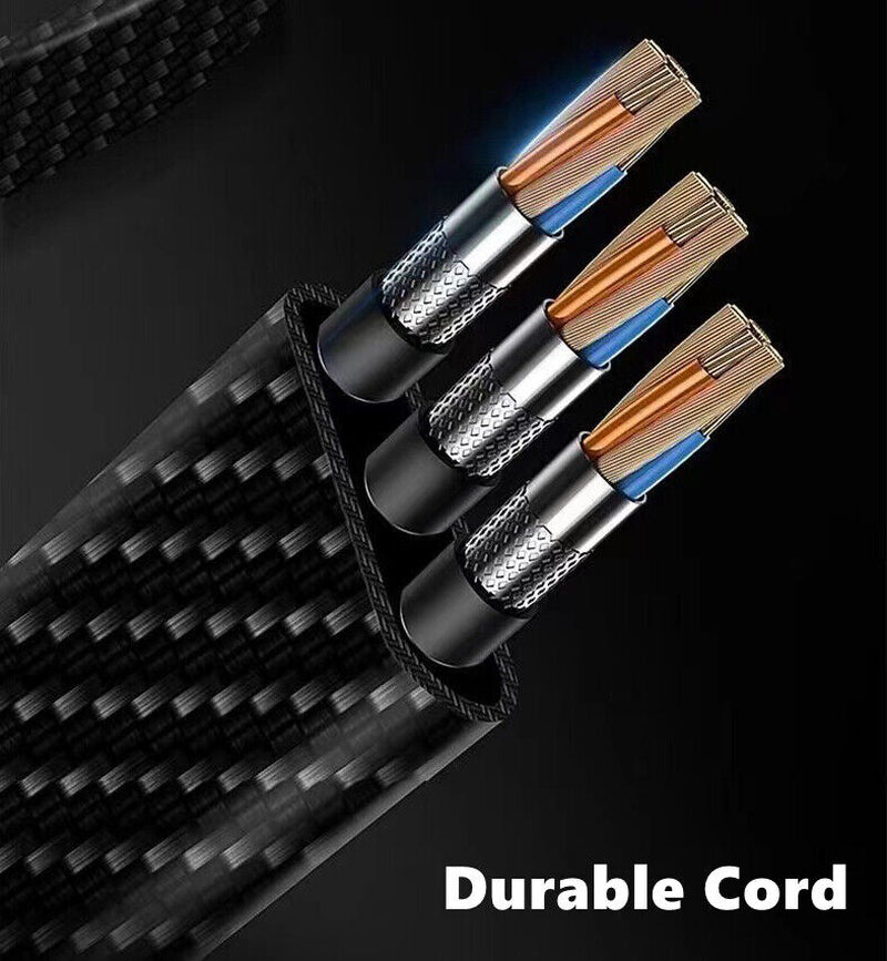 Universal Charging Cable – 4-in-1 Metal Cord for iPhone, Samsung & More