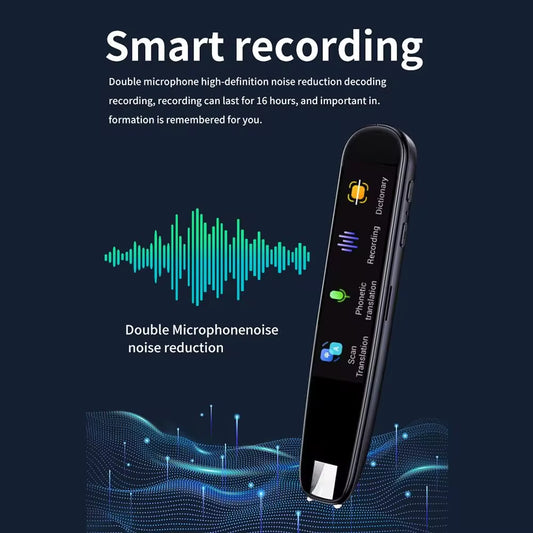 Intelligent Translation Pen – Point Reading, Offline Dictionary & Language Scanner (123 Languages)