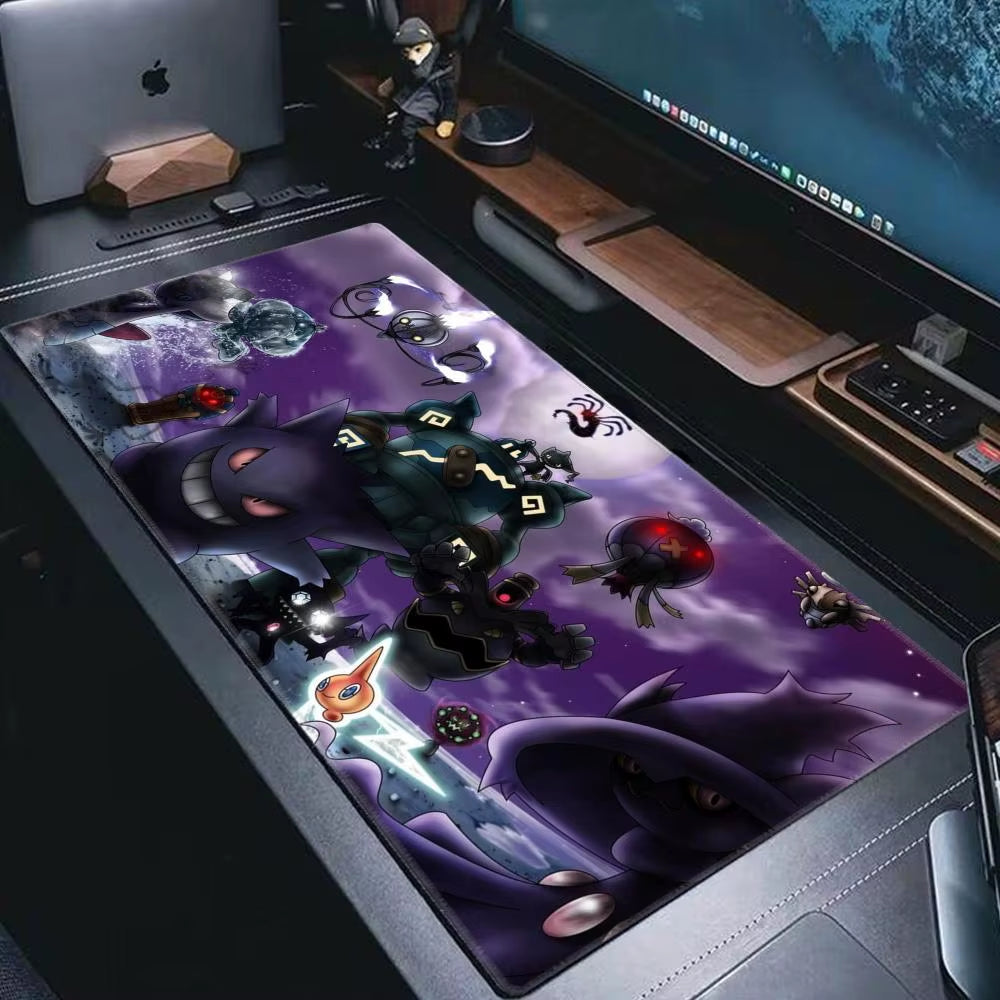 Pokémon Gengar XXL Gaming Desk Mat – Lockedge Keyboard & Mouse Pad