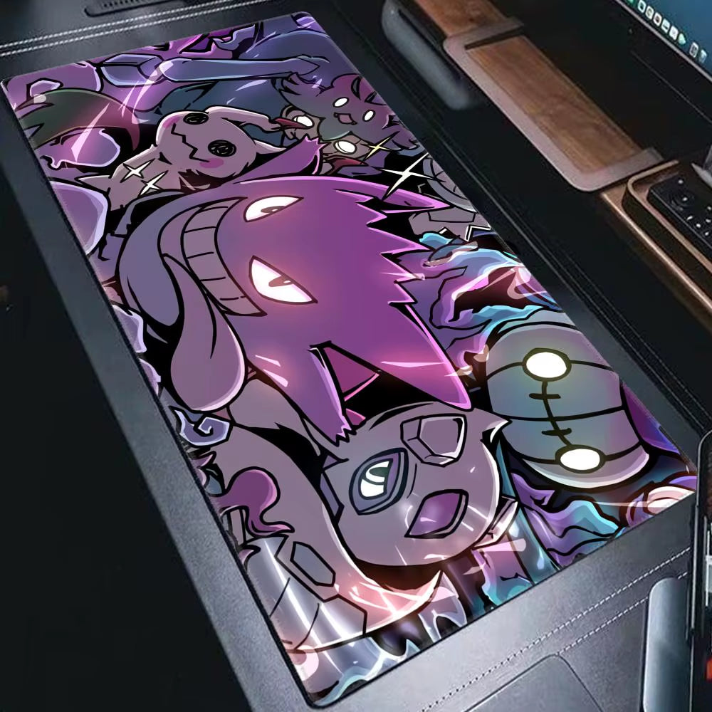 Pokémon Gengar XXL Gaming Desk Mat – Lockedge Keyboard & Mouse Pad