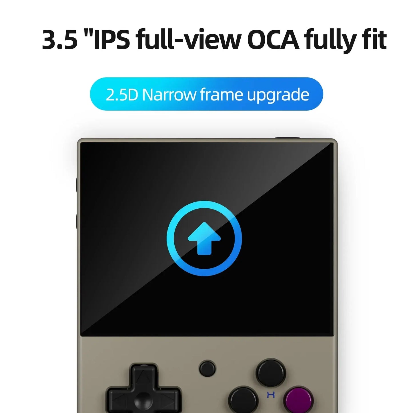 Mini+ V2 Retro Handheld Game Console – 3.5'' IPS Screen, Linux System, Classic Games