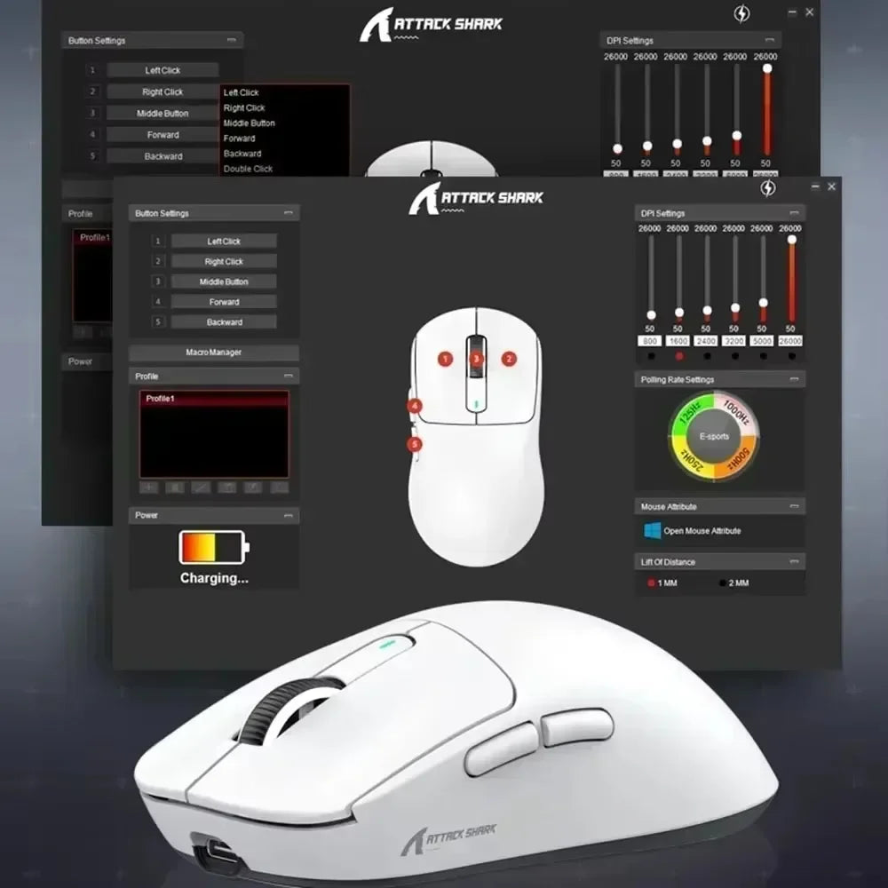 Attack Shark X3/X3PRO – Wireless Gaming Mouse
