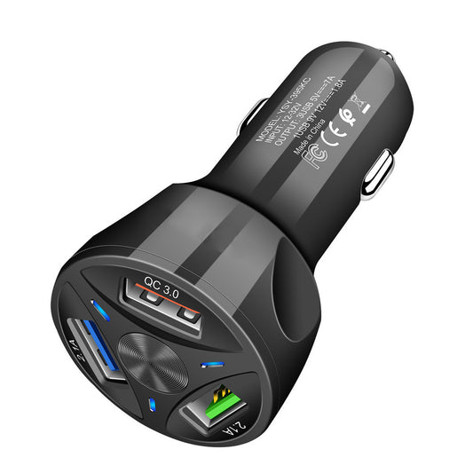 Multi-Device Car Charger – 3-Port Fast Charging for Phones, Tablets & More