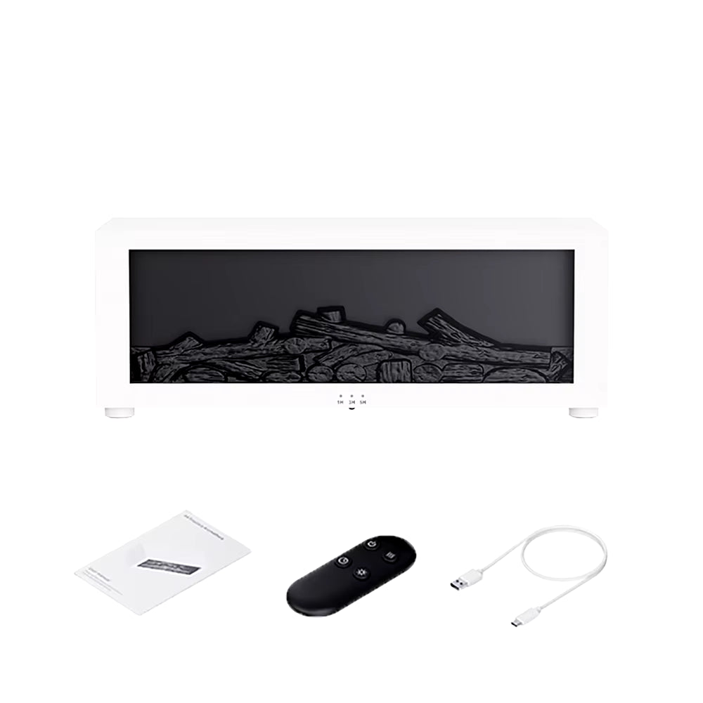 Flame Effect Aroma Diffuser – Ultrasonic Humidifier with Night Light & Essential Oil Mist